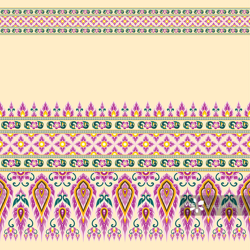 泰国艺术图案：亚洲风格的体现图片素材