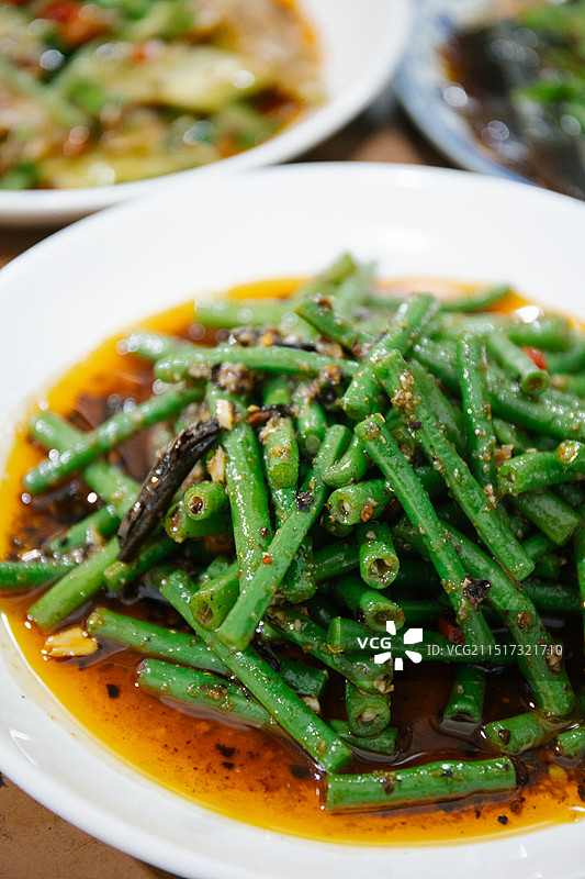 重庆美食凉拌缸豆豆橛子图片素材