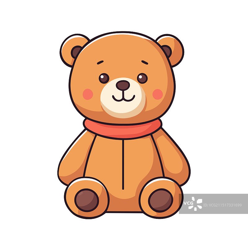 可爱卡通矢量小熊素材图片素材