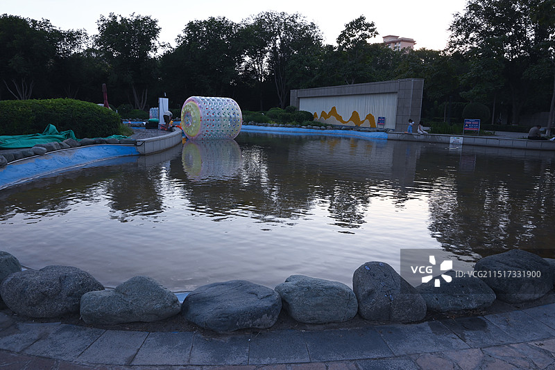 塔城额敏县也迷里广场图片素材