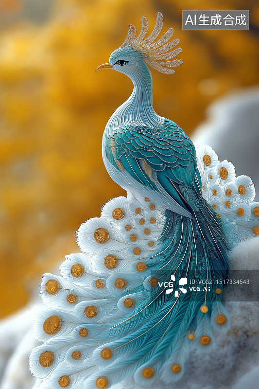 【AI数字艺术】传说中的凤凰图片素材