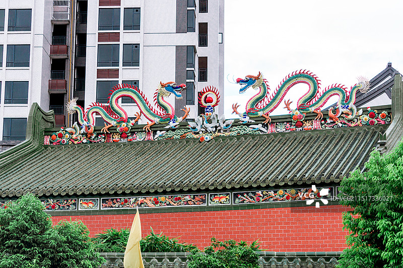 揭阳阳美玉都景区感天大帝寺庙图片素材
