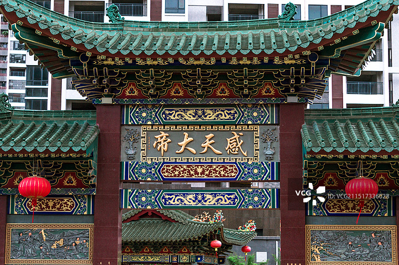 揭阳阳美玉都景区感天大帝寺庙图片素材