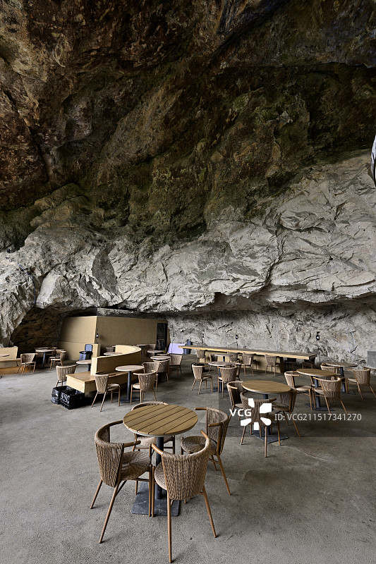 雁荡山方岩山洞咖啡馆图片素材