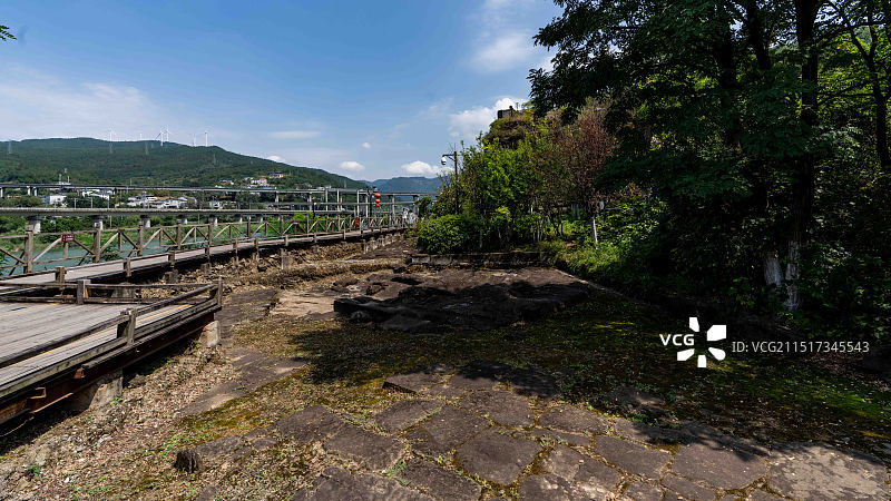 四川广元古蜀道金牛道图片素材