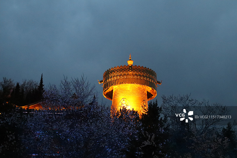 迪庆香格里拉独克宗古城图片素材