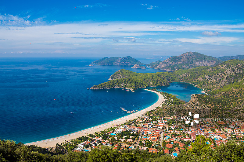 土耳其费特希耶的海景图片素材
