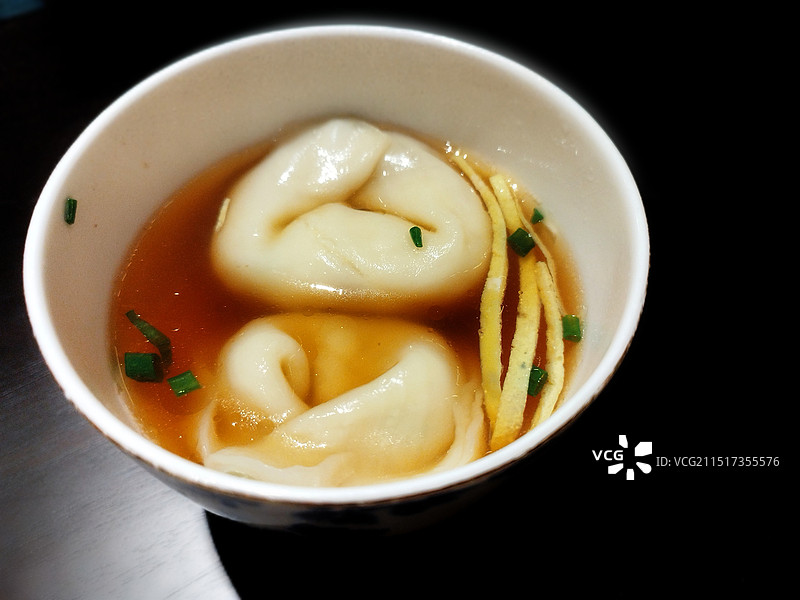 餐饮美食中餐小点心扁食图片素材