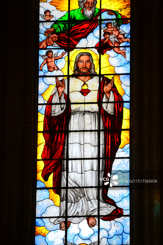 广州石室哥特式建筑教堂图片素材