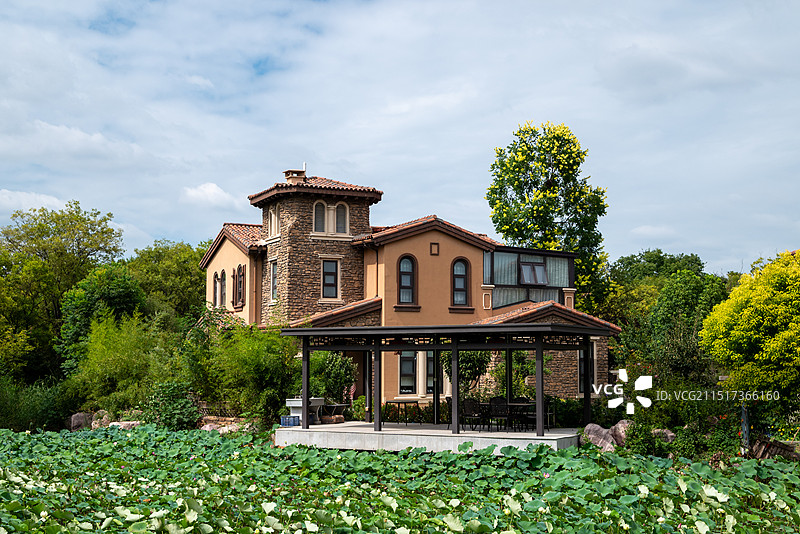 许昌鄢陵县陈化店镇花都温泉小镇图片素材
