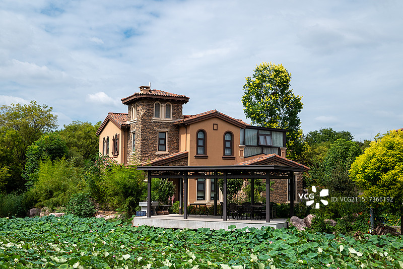 许昌鄢陵县陈化店镇花都温泉小镇图片素材