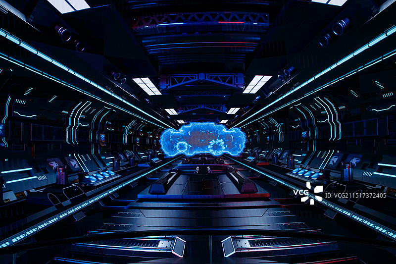 时空引擎-VR科技拍摄于福州科技馆图片素材