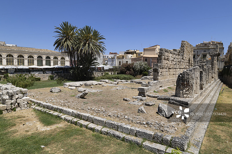 阿波罗神庙遗址图片素材