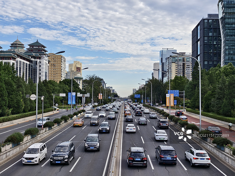 阳光明媚北京城图片素材