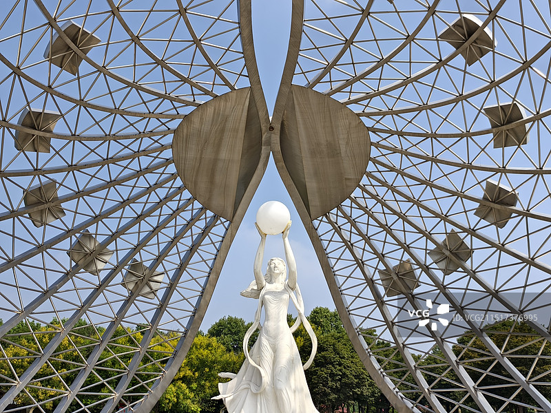 蚌埠张公山公园图片素材