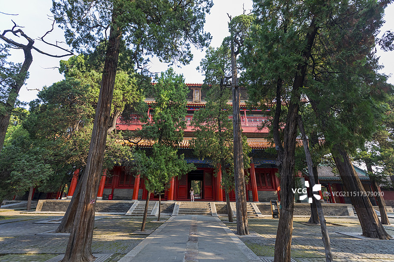 山东曲阜孔庙景区奎文阁图片素材