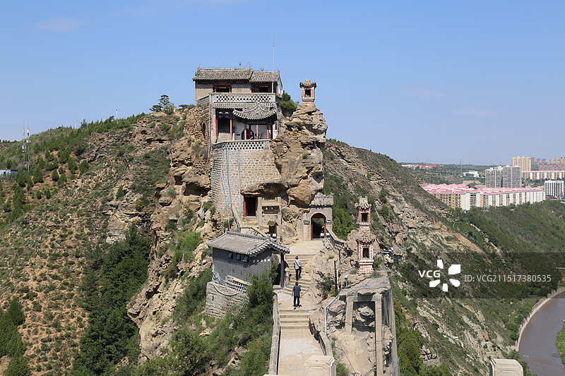 榆林神木市二郎山景区图片素材