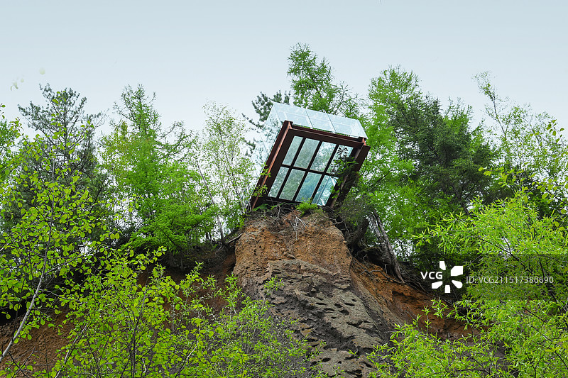 延边长白山峡谷浮石林景区图片素材