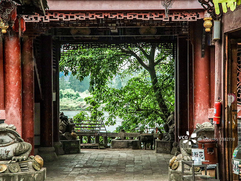 南充嘉陵第一桑梓风景区图片素材