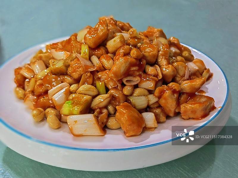 一盘宫爆鸡丁美食图片素材