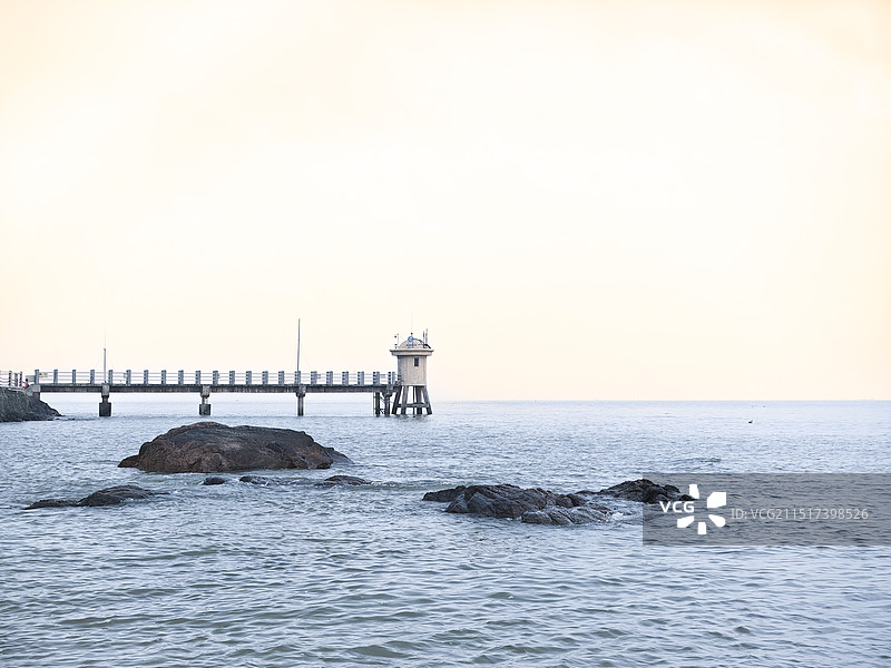 晨曦珠海淇澳岛的清晨图片素材