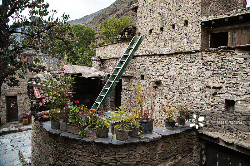 四川理县桃坪羌寨图片素材