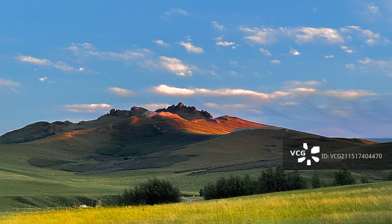 日照金山～霍林郭勒观音山图片素材