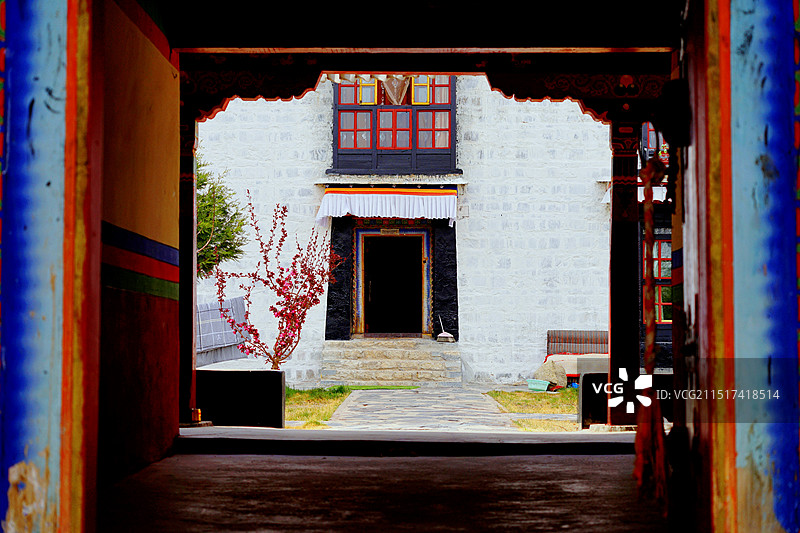西藏扎什伦布寺图片素材