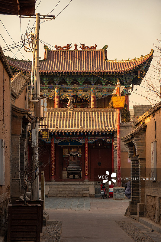 甘肃河口古镇图片素材