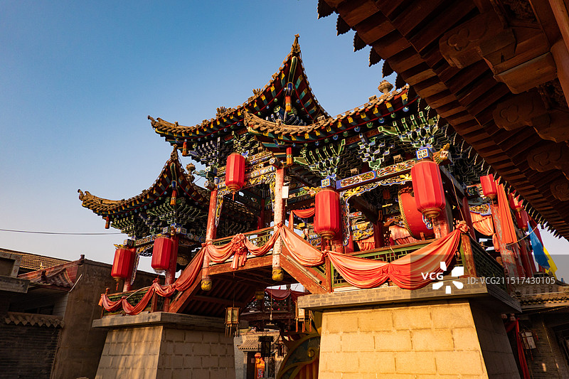 甘肃河口古镇图片素材