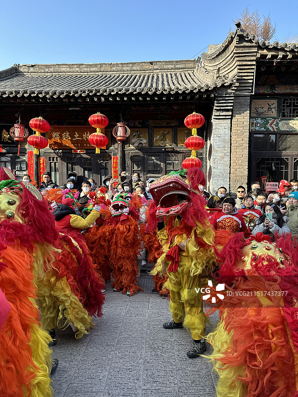 平遥古城 社火图片素材