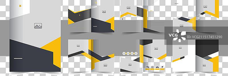 儿童返校招生宣传册模板图片素材