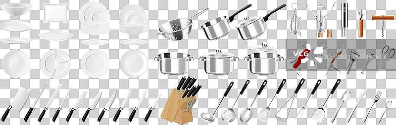 厨房用具和餐具图片素材