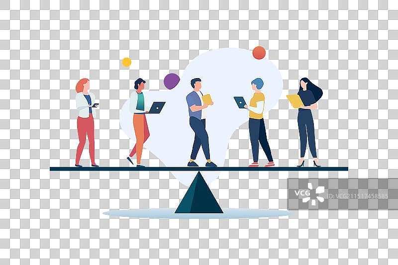 社会议题：人人平等概念图片素材