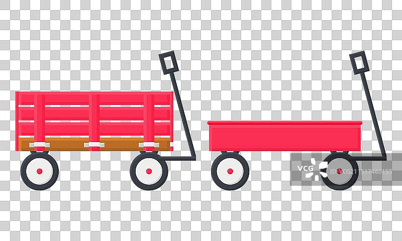 有趣的红色玩具车元素图片素材