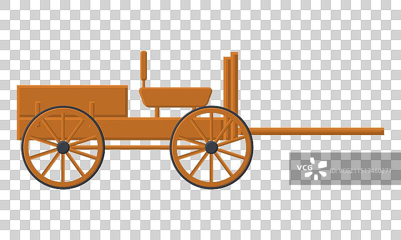 复古木制车辆图片素材