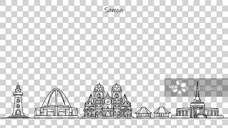 萨摩亚风光图片素材