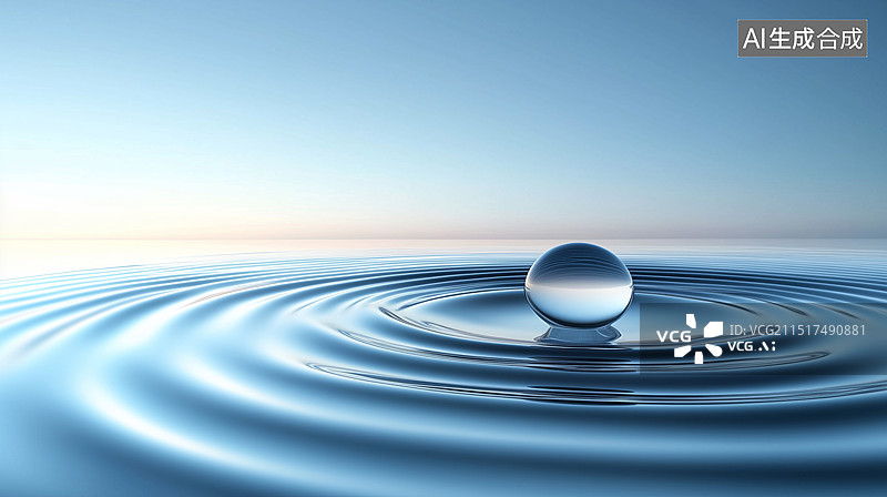 【AI数字艺术】清新淡雅的山丘湖泊背景图片素材