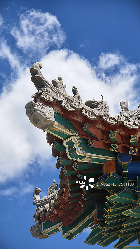 古建筑一角图片素材