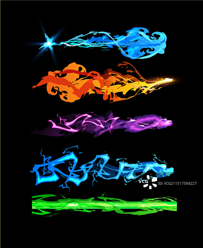 游戏魔法光束激光武器效果图片素材