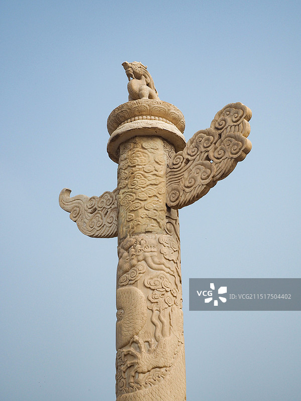 北京天安门华表图片素材