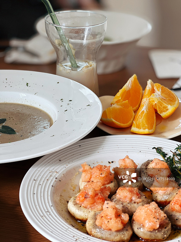 真实的简餐，沙拉，减肥图片素材