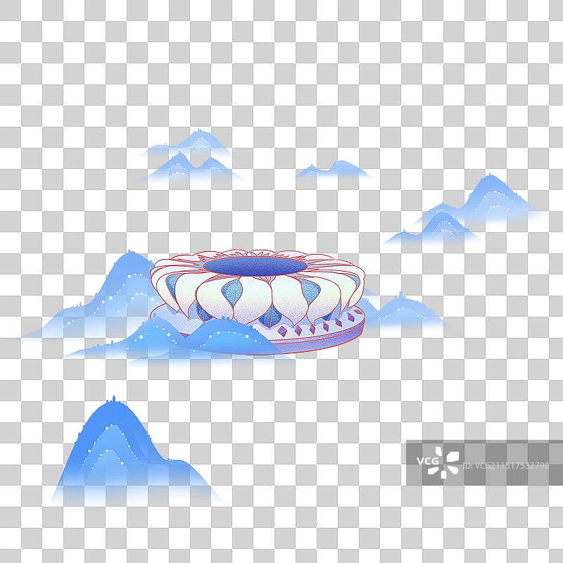 清新日报风奥运会亚运会运动赛事插画图片素材