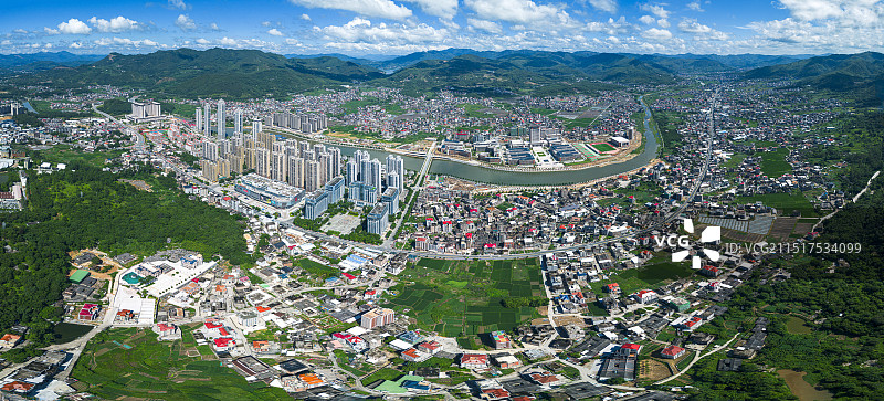 罗东镇全景图片素材