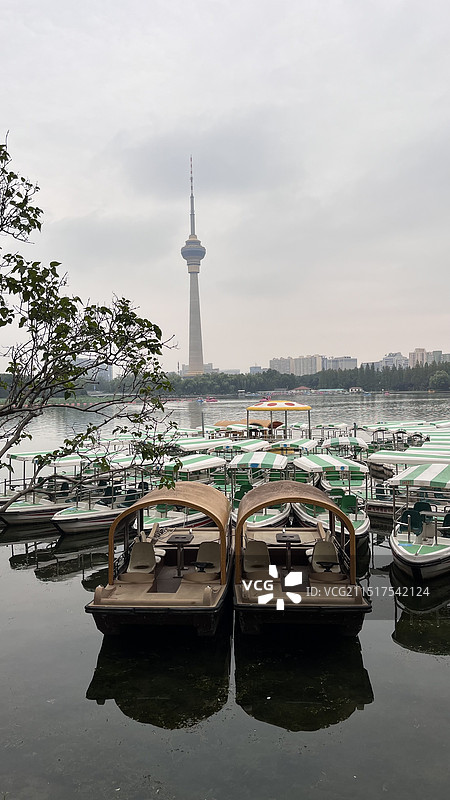 北京玉渊潭公园里的独特风景图片素材