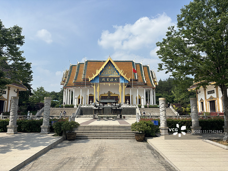 大雄宝殿寺庙图片素材