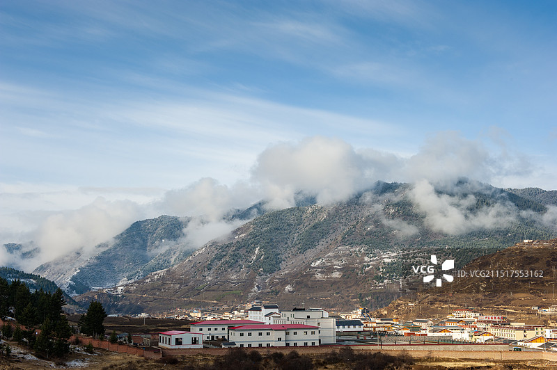 四川阿坝松潘川主寺图片素材