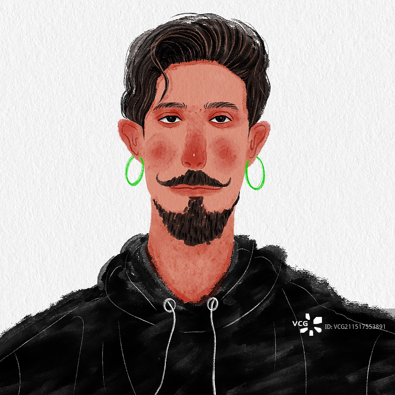 插画头像图片素材