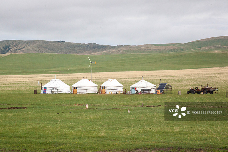 张北的蒙古包图片素材