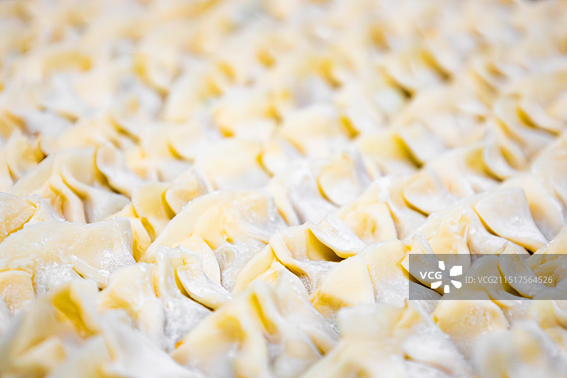 刚包好的饺子图片素材